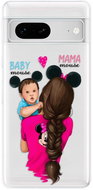 iSaprio Mama Mouse Brunette and Boy pro Google Pixel 7 5G - Phone Cover