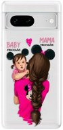 iSaprio Mama Mouse Brunette and Girl pro Google Pixel 7 5G - Phone Cover