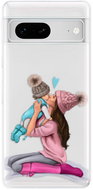 iSaprio Kissing Mom pro Brunette and Boy pro Google Pixel 7 5G - Phone Cover