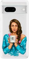 iSaprio Coffe Now pro Brunette pro Google Pixel 7 5G - Phone Cover