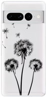 iSaprio Three Dandelions pro black pro Google Pixel 7 Pro 5G - Phone Cover