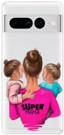 iSaprio Super Mama pro Two Girls pro Google Pixel 7 Pro 5G - Phone Cover