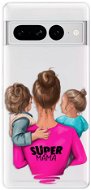 iSaprio Super Mama pro Boy and Girl pro Google Pixel 7 Pro 5G - Phone Cover