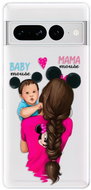 iSaprio Mama Mouse Brunette and Boy pro Google Pixel 7 Pro 5G - Phone Cover