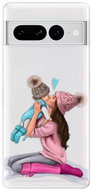 iSaprio Kissing Mom pro Brunette and Boy pro Google Pixel 7 Pro 5G - Phone Cover