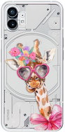 iSaprio Lady Giraffe pro Nothing Phone 1 - Phone Cover