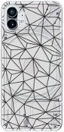 iSaprio Abstract Triangles 03 pro black pro Nothing Phone 1 - Phone Cover