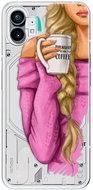 iSaprio My Coffe and Blond Girl pro Nothing Phone 1 - Phone Cover