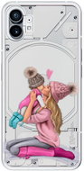 iSaprio Kissing Mom pro Blond and Girl pro Nothing Phone 1 - Phone Cover