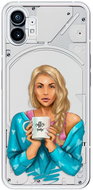 iSaprio Coffe Now pro Blond pro Nothing Phone 1 - Phone Cover