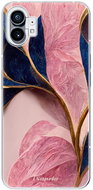 iSaprio Pink Blue Leaves pro Nothing Phone 1 - Phone Cover