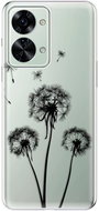 iSaprio Three Dandelions pro black pro OnePlus Nord 2T 5G - Phone Cover