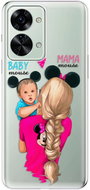 iSaprio Mama Mouse Blonde and Boy pro OnePlus Nord 2T 5G - Phone Cover