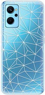 iSaprio Abstract Triangles 03 pro white pro Realme 9i - Phone Cover