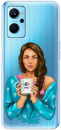 iSaprio Coffe Now pro Brunette pro Realme 9i - Phone Cover