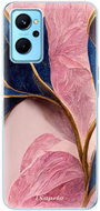 iSaprio Pink Blue Leaves pro Realme 9i - Phone Cover