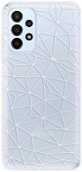 iSaprio Abstract Triangles 03 pro white pro Samsung Galaxy A23 / A23 5G - Phone Cover