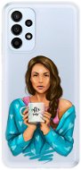 iSaprio Coffe Now pro Brunette na Samsung Galaxy A23/A23 5G - Kryt na mobil