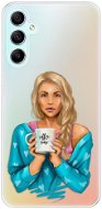 iSaprio Coffe Now pro Blond pro Samsung Galaxy A34 5G - Phone Cover