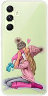 iSaprio Kissing Mom Blond and Girl pre Samsung Galaxy A54 5G - Kryt na mobil