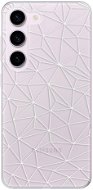 iSaprio Abstract Triangles 03 pro white pro Samsung Galaxy S23 5G - Phone Cover