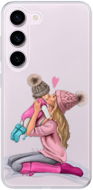iSaprio Kissing Mom pro Blond and Girl pro Samsung Galaxy S23 5G - Phone Cover