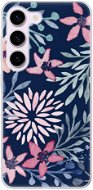 iSaprio Leaves on Blue pro Samsung Galaxy S23 5G - Phone Cover