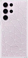 iSaprio Abstract Triangles 03 for white for Samsung Galaxy S23 Ultra - Phone Cover