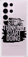 iSaprio Start Doing pro black pro Samsung Galaxy S23 Ultra - Phone Cover