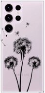 iSaprio Three Dandelions pro black pro Samsung Galaxy S23 Ultra - Phone Cover