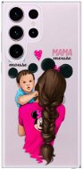 iSaprio Mama Mouse Brunette and Boy pro Samsung Galaxy S23 Ultra - Phone Cover