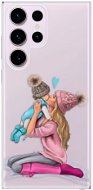 iSaprio Kissing Mom pro Blond and Boy pro Samsung Galaxy S23 Ultra - Phone Cover