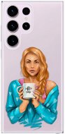 iSaprio Coffe Now pro Redhead pro Samsung Galaxy S23 Ultra - Phone Cover