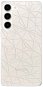 iSaprio Abstract Triangles 03 white pre Samsung Galaxy S23+ 5G - Kryt na mobil