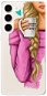 iSaprio My Coffe and Blond Girl pro Samsung Galaxy S23+ 5G - Phone Cover