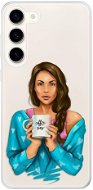 iSaprio Coffe Now pro Brunette pro Samsung Galaxy S23+ 5G - Phone Cover