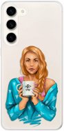 iSaprio Coffe Now pro Redhead pro Samsung Galaxy S23+ 5G - Phone Cover