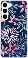 iSaprio Leaves on Blue pro Samsung Galaxy S23+ 5G - Phone Cover