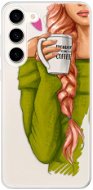 iSaprio My Coffe and Redhead Girl pro Samsung Galaxy S23+ 5G - Phone Cover