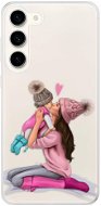 iSaprio Kissing Mom pro Brunette and Girl pro Samsung Galaxy S23+ 5G - Phone Cover