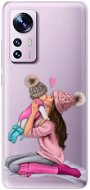 iSaprio Kissing Mom pro Brunette and Girl pro Xiaomi 12 / 12X - Phone Cover
