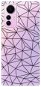 Phone Cover iSaprio Abstract Triangles 03 pro black pro Xiaomi 12 Lite - Kryt na mobil