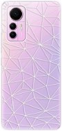 iSaprio Abstract Triangles 03 pro white pro Xiaomi 12 Lite - Phone Cover