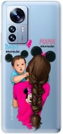 iSaprio Mama Mouse Brunette and Boy pro Xiaomi 12 Pro - Phone Cover