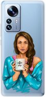 iSaprio Coffe Now pro Brunette pro Xiaomi 12 Pro - Phone Cover
