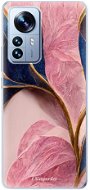 iSaprio Pink Blue Leaves pro Xiaomi 12 Pro - Phone Cover