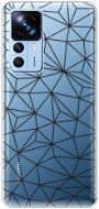 iSaprio Abstract Triangles 03 black pre Xiaomi 12T/12T Pro - Kryt na mobil