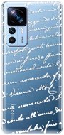 iSaprio Handwriting 01 pro white pro Xiaomi 12T / 12T Pro - Phone Cover