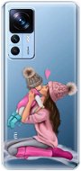 iSaprio Kissing Mom pro Brunette and Girl pro Xiaomi 12T / 12T Pro - Phone Cover