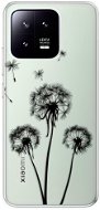 iSaprio Three Dandelions black pre Xiaomi 13 - Kryt na mobil